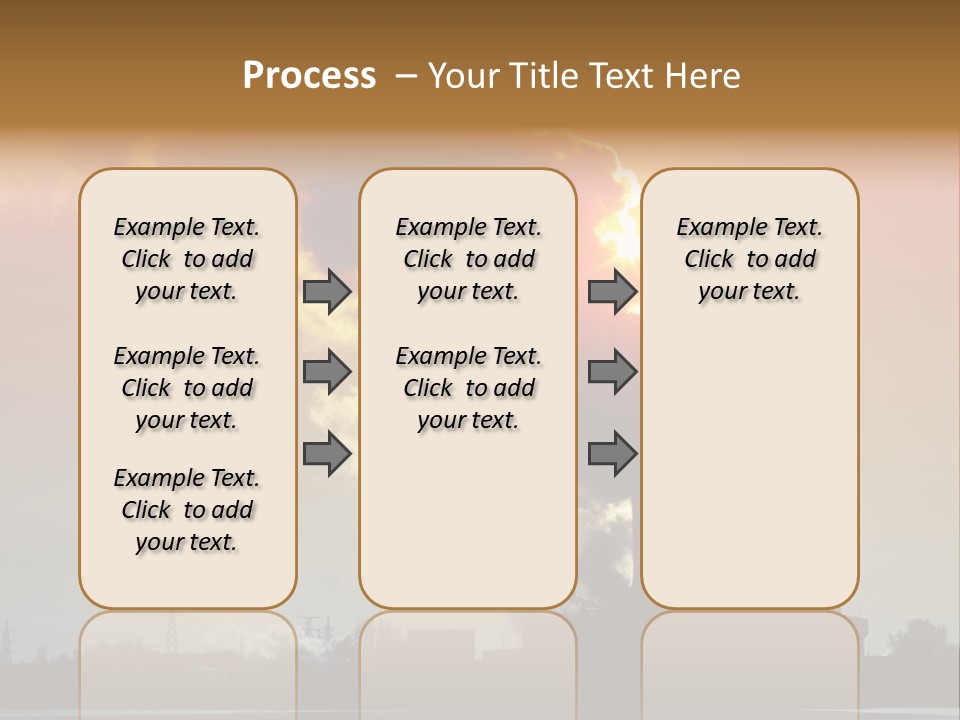 Sun Pipe Red PowerPoint Template