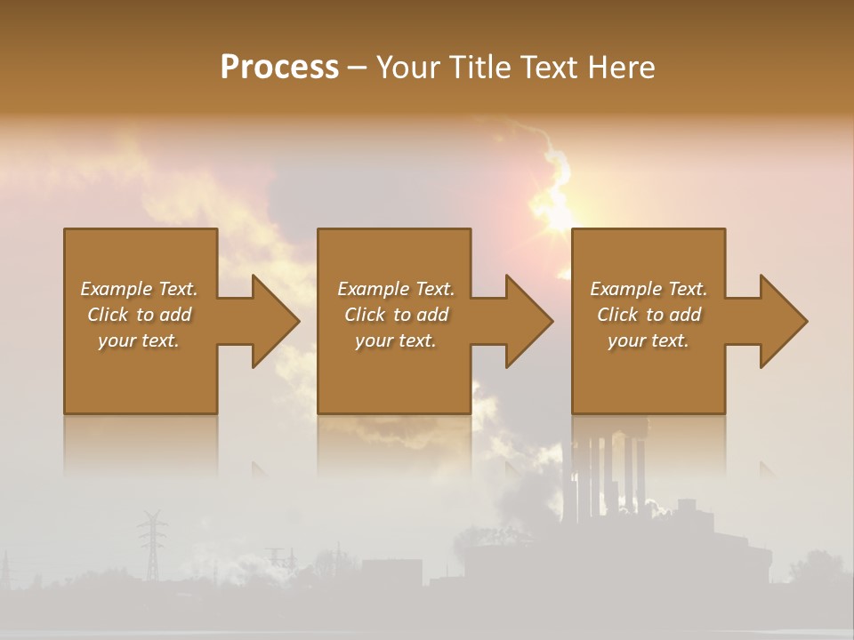 Sun Pipe Red PowerPoint Template
