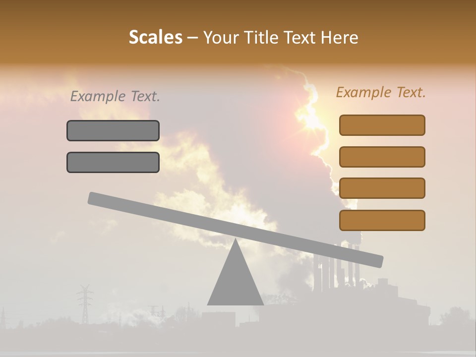 Sun Pipe Red PowerPoint Template