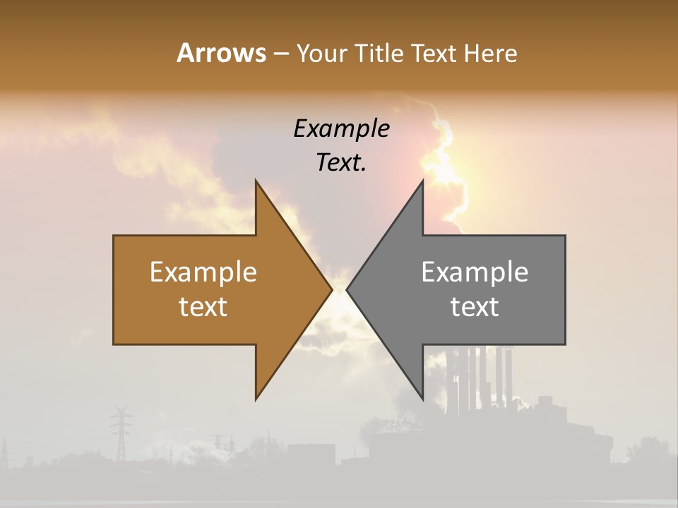 Sun Pipe Red PowerPoint Template