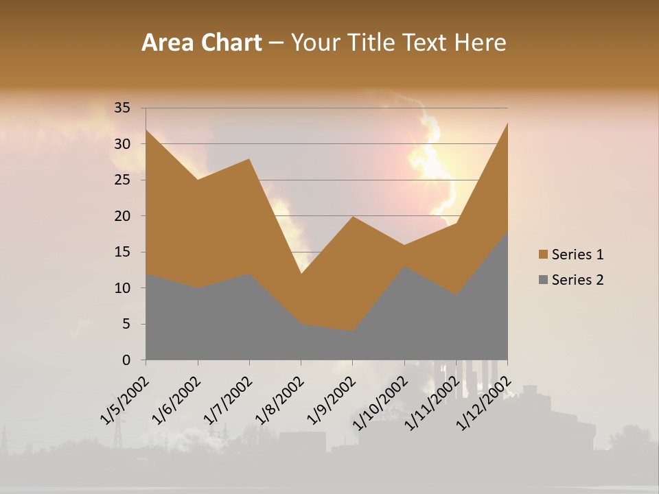 Sun Pipe Red PowerPoint Template