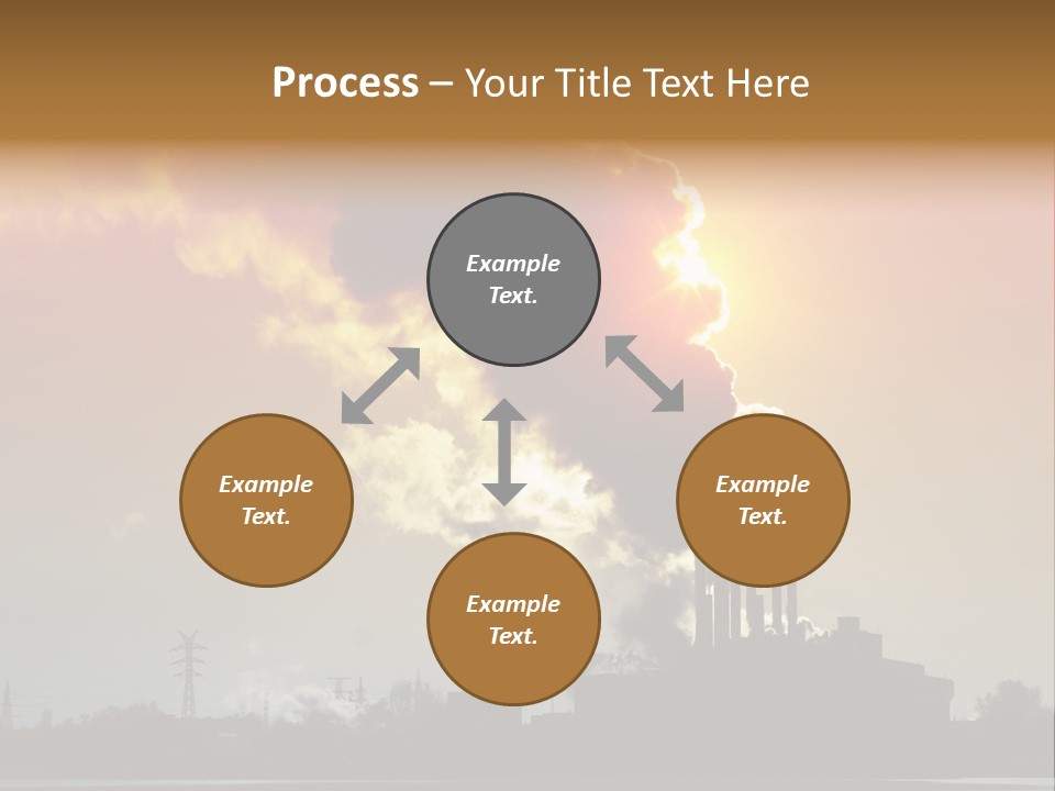 Sun Pipe Red PowerPoint Template