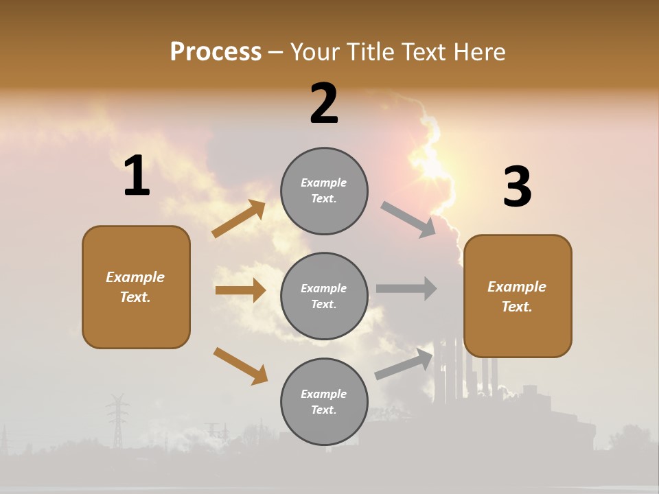 Sun Pipe Red PowerPoint Template