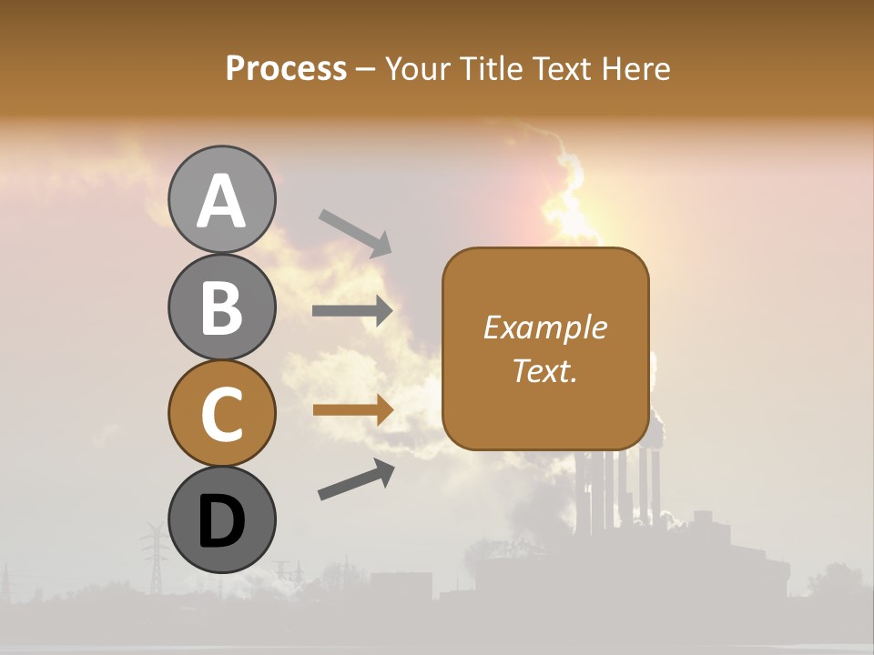 Sun Pipe Red PowerPoint Template