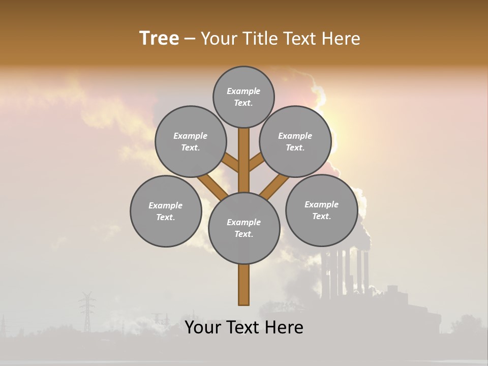 Sun Pipe Red PowerPoint Template