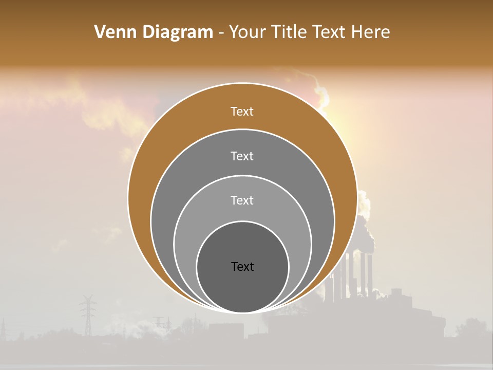 Sun Pipe Red PowerPoint Template