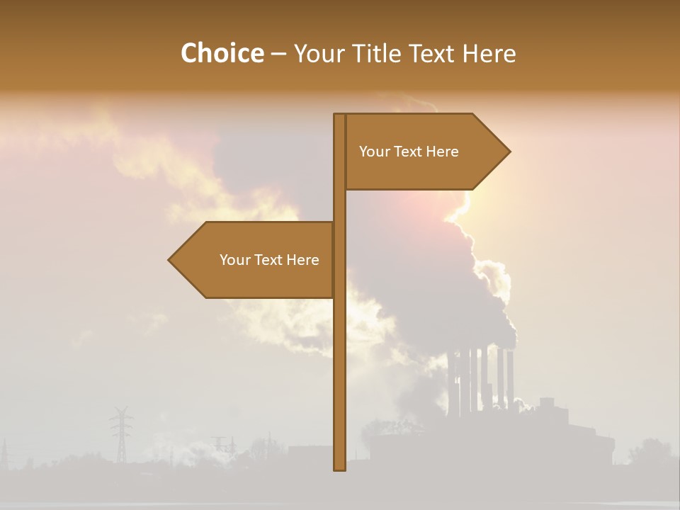 Sun Pipe Red PowerPoint Template