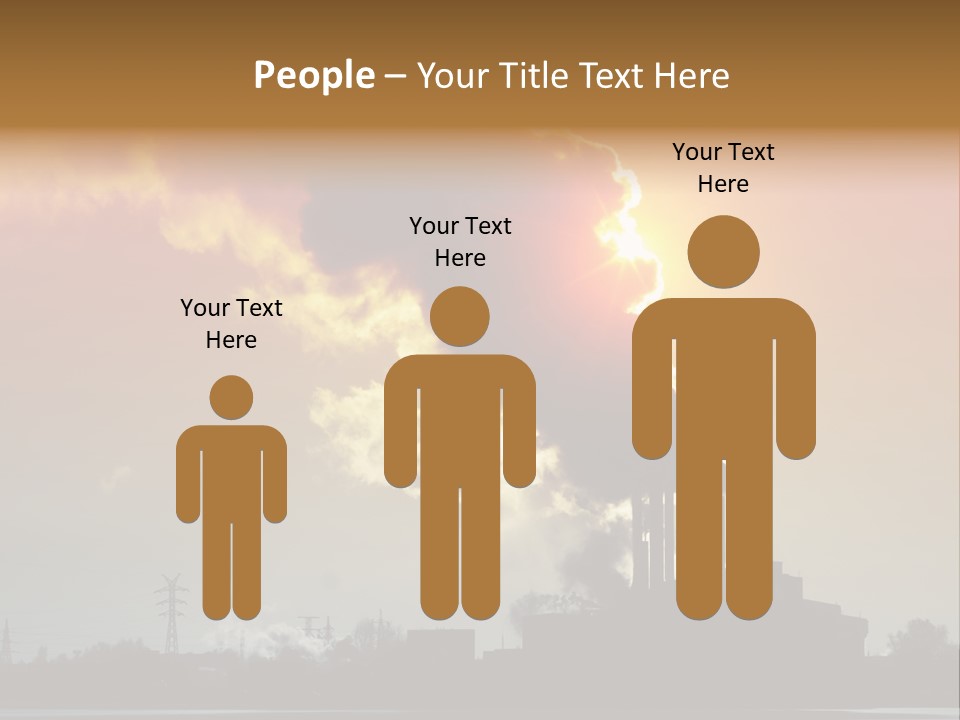 Sun Pipe Red PowerPoint Template