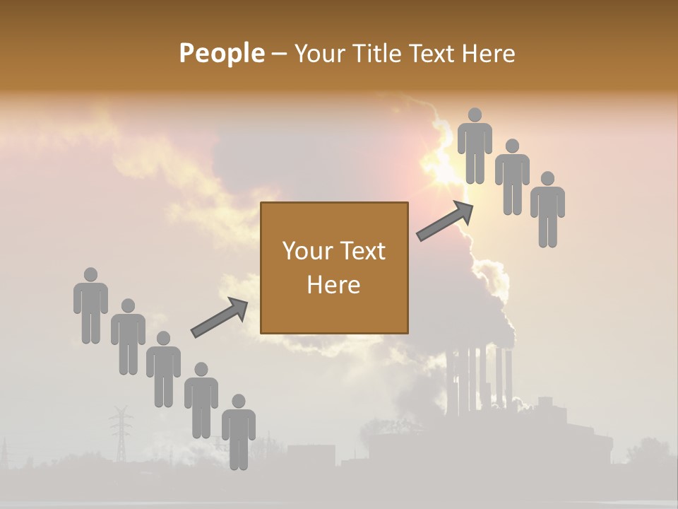 Sun Pipe Red PowerPoint Template