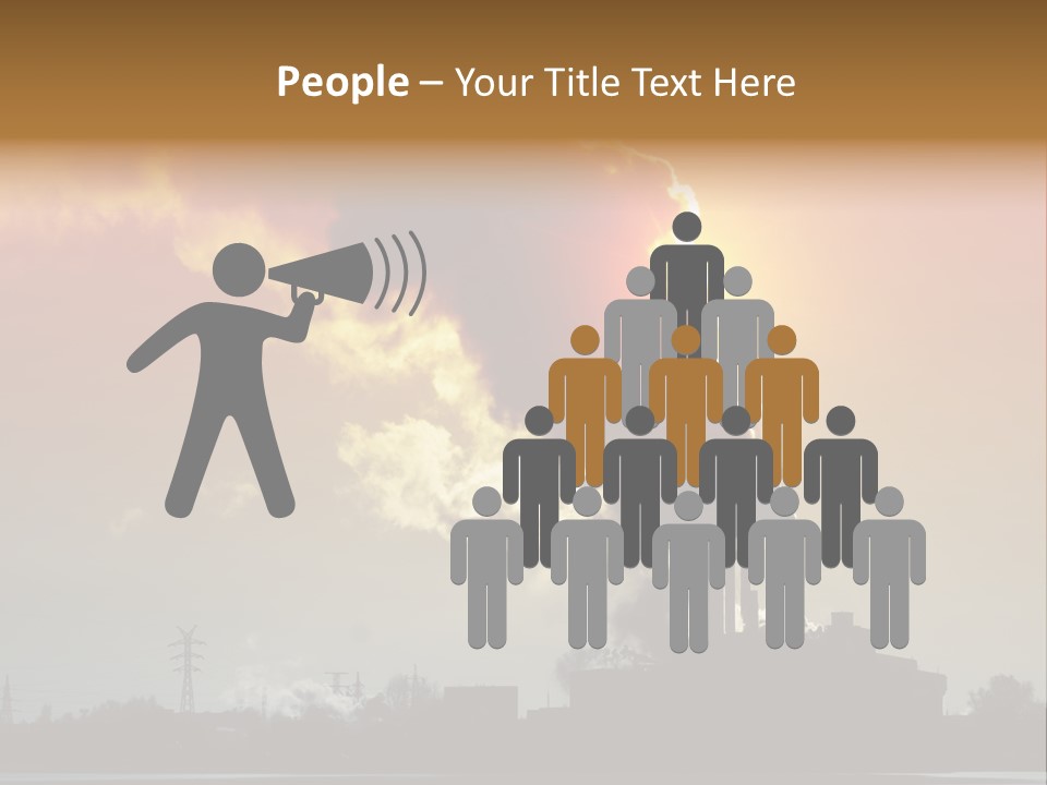 Sun Pipe Red PowerPoint Template