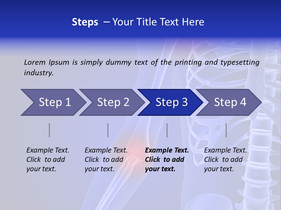 Carcass Health Elbow PowerPoint Template
