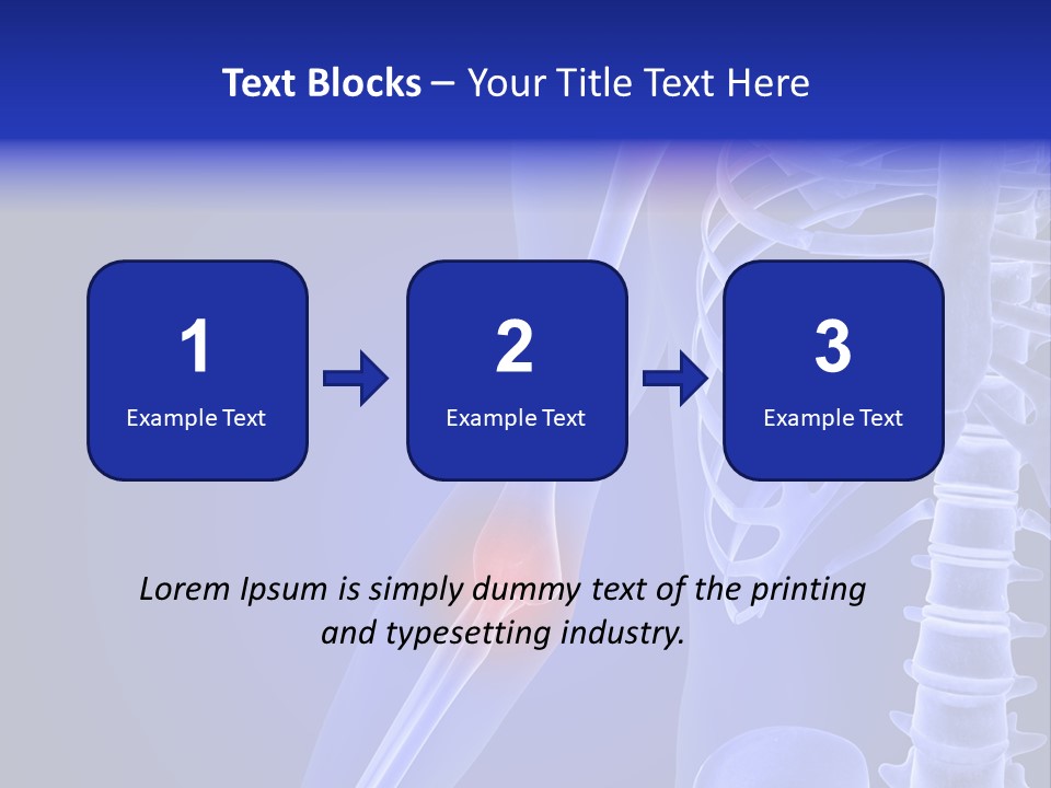 Carcass Health Elbow PowerPoint Template