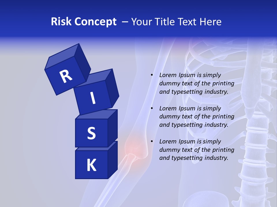 Carcass Health Elbow PowerPoint Template