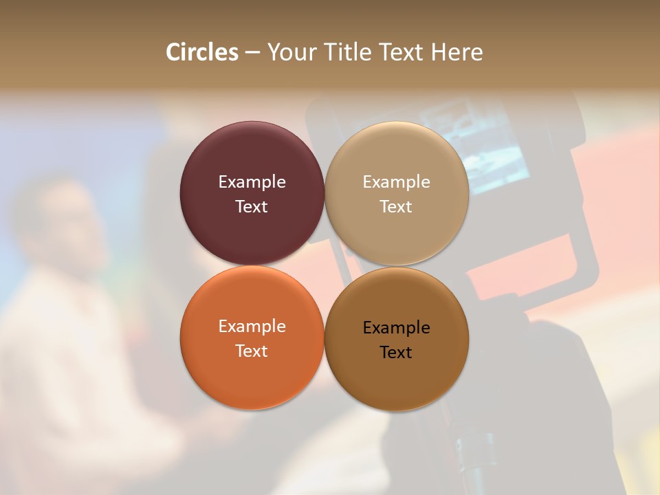Screen Communication Talk PowerPoint Template