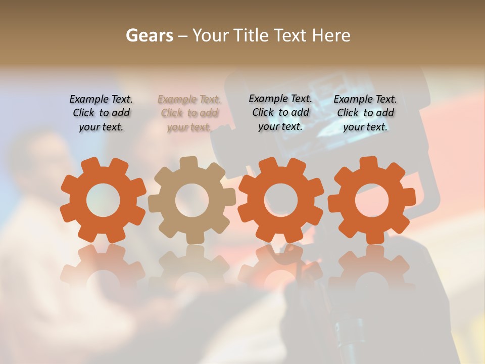 Screen Communication Talk PowerPoint Template