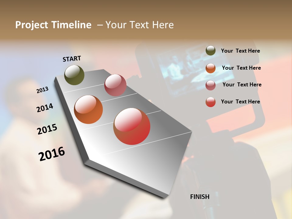 Screen Communication Talk PowerPoint Template