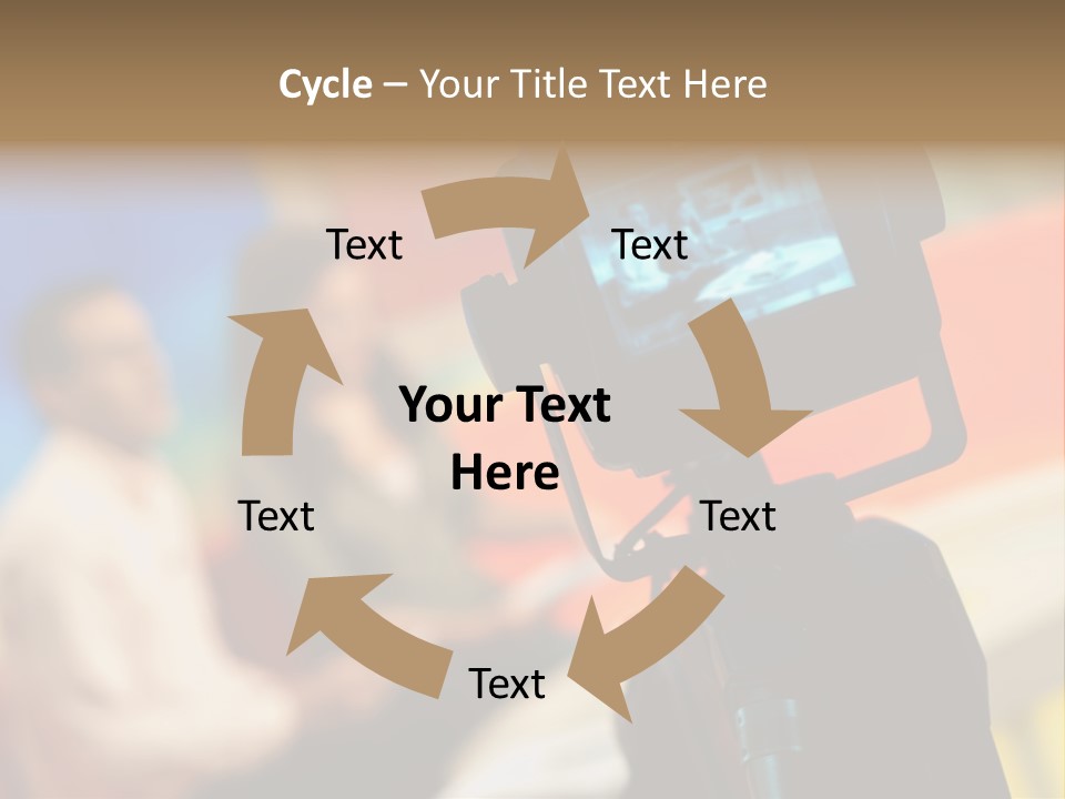 Screen Communication Talk PowerPoint Template