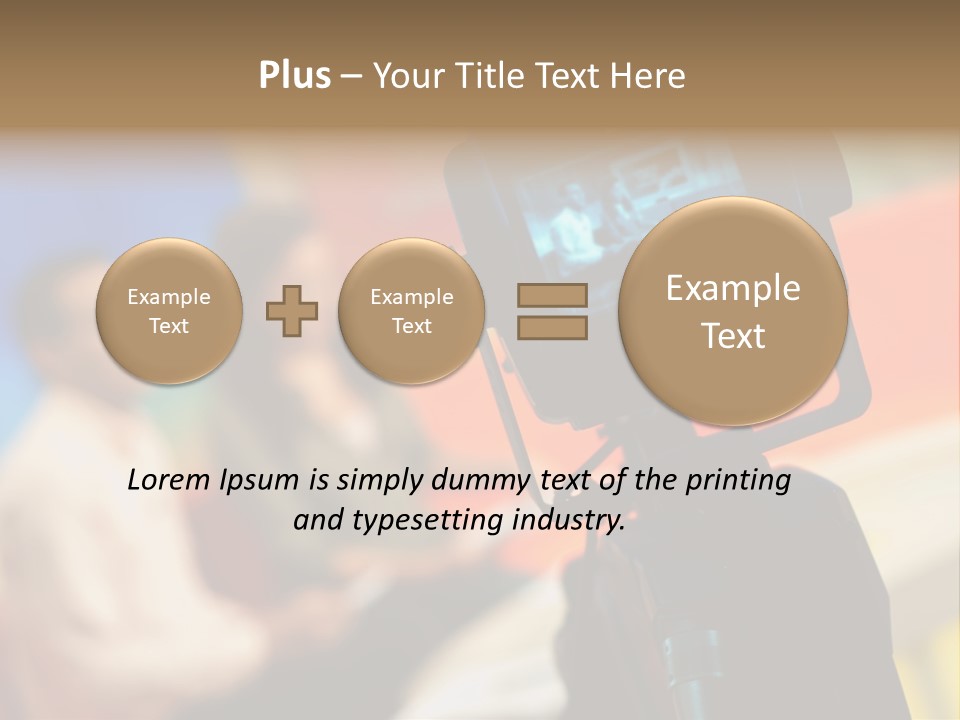 Screen Communication Talk PowerPoint Template