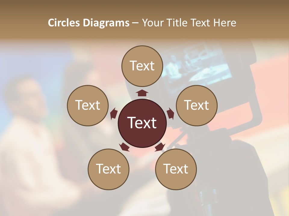 Screen Communication Talk PowerPoint Template