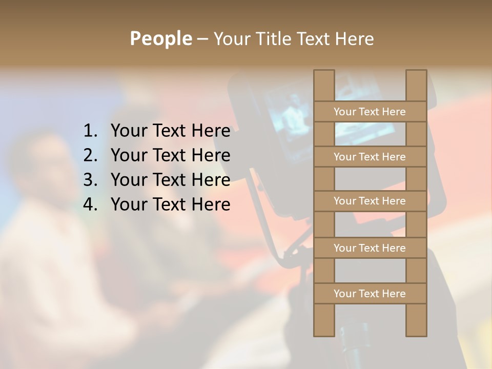 Screen Communication Talk PowerPoint Template