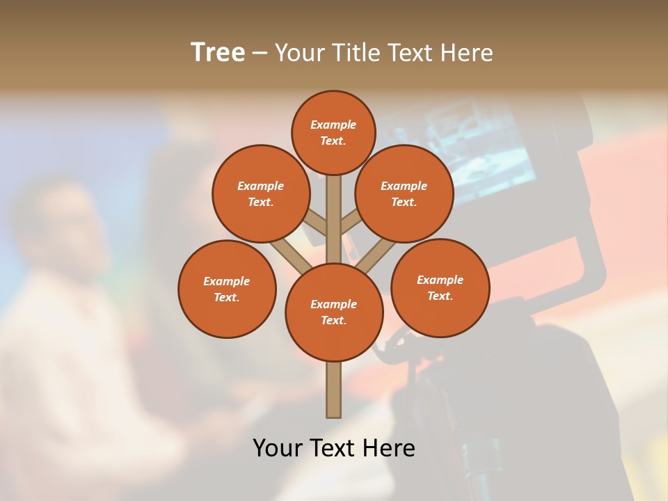 Screen Communication Talk PowerPoint Template