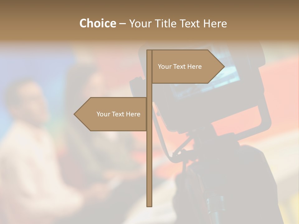 Screen Communication Talk PowerPoint Template