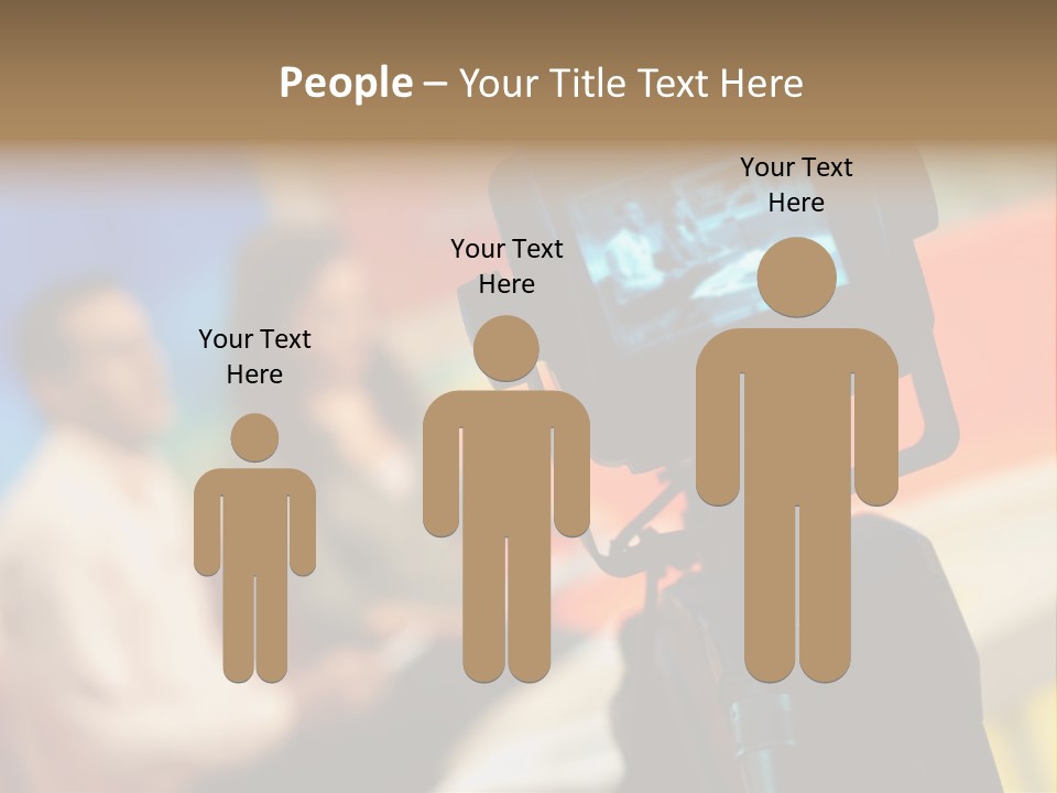 Screen Communication Talk PowerPoint Template
