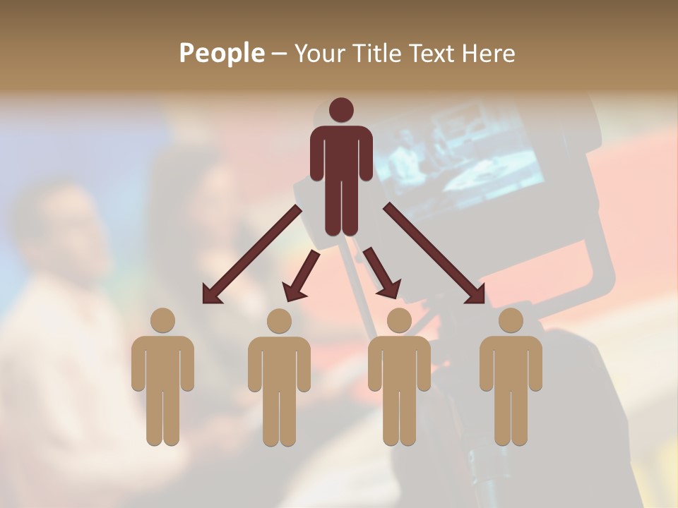 Screen Communication Talk PowerPoint Template