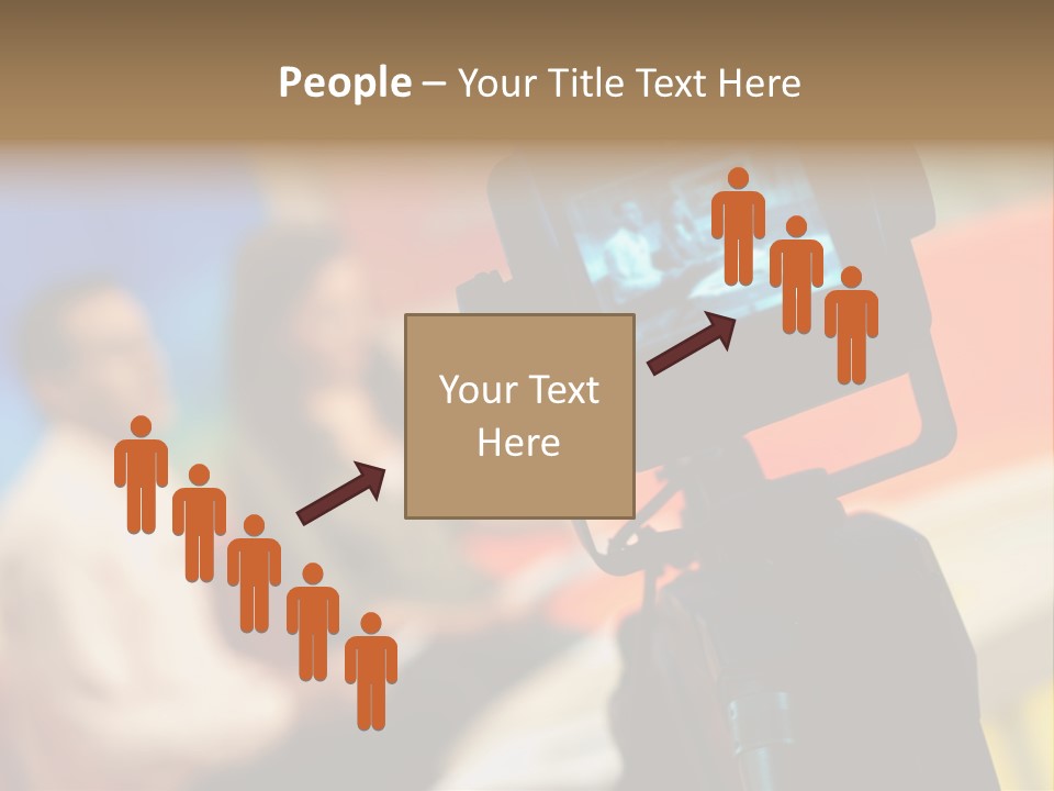 Screen Communication Talk PowerPoint Template