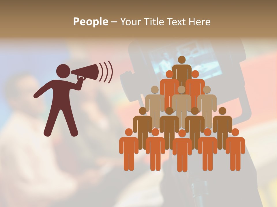 Screen Communication Talk PowerPoint Template