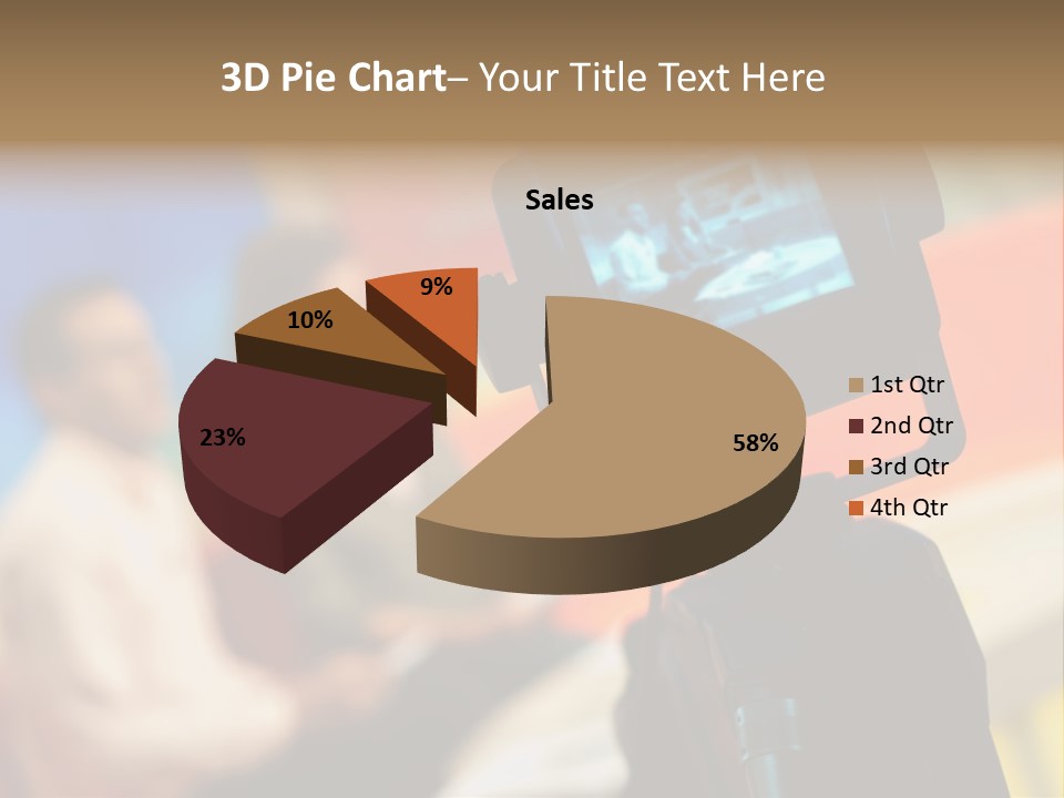Screen Communication Talk PowerPoint Template