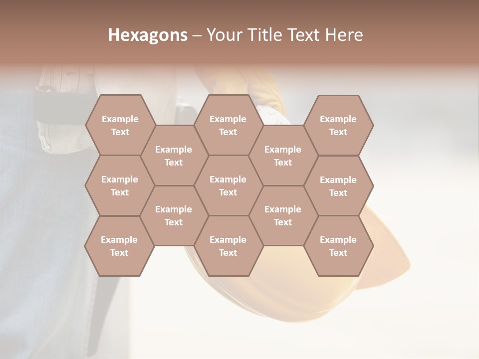 Human Yellow Contractor PowerPoint Template