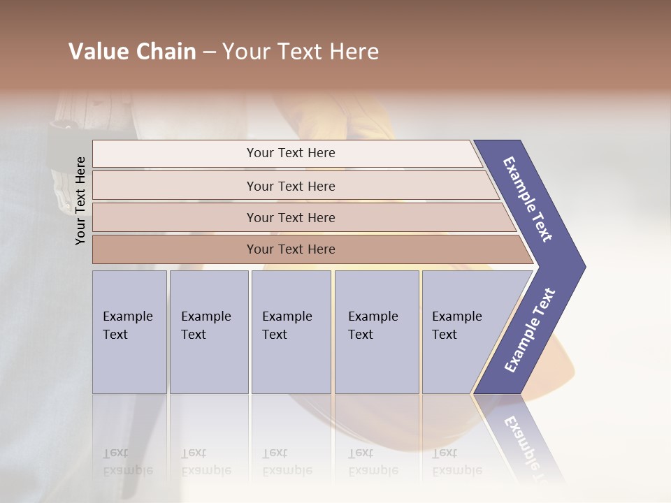 Human Yellow Contractor PowerPoint Template