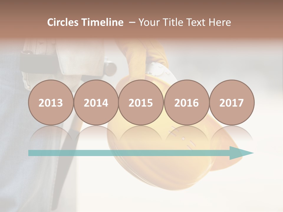 Human Yellow Contractor PowerPoint Template