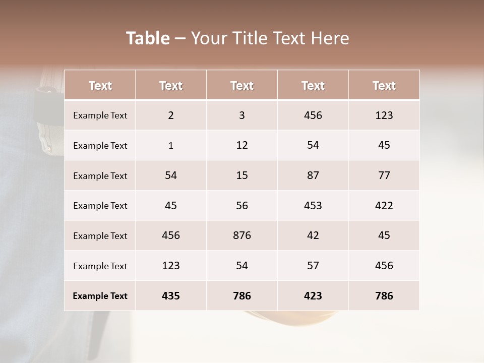 Human Yellow Contractor PowerPoint Template