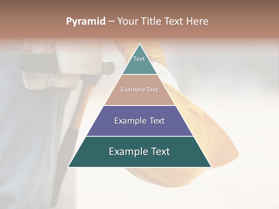 Human Yellow Contractor PowerPoint Template