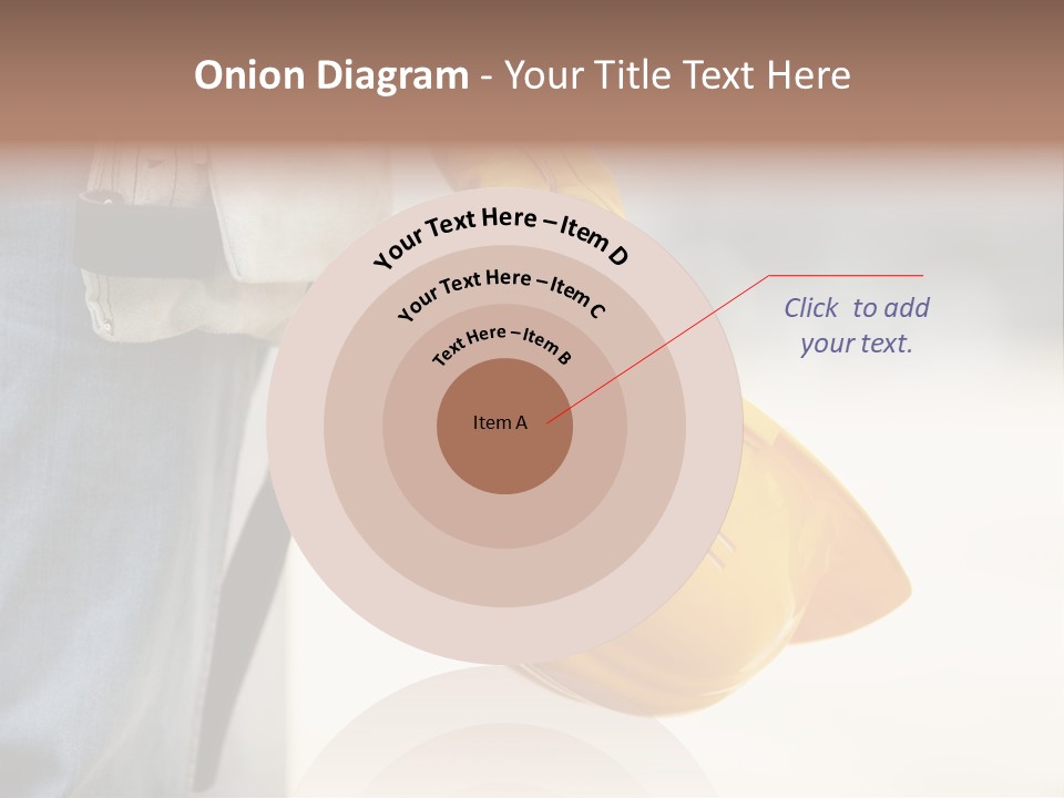 Human Yellow Contractor PowerPoint Template