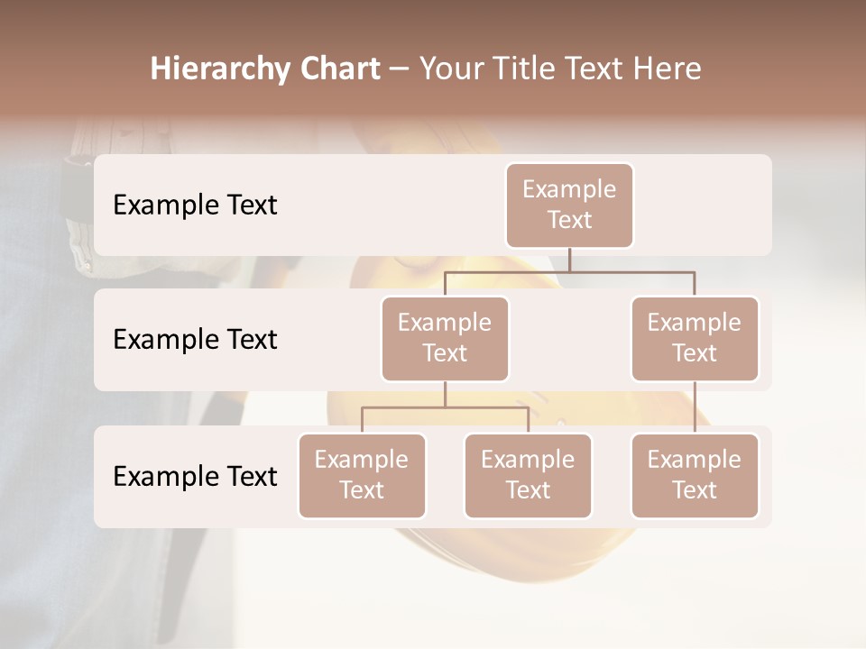 Human Yellow Contractor PowerPoint Template