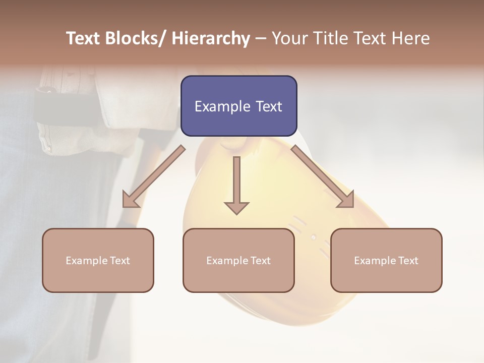 Human Yellow Contractor PowerPoint Template
