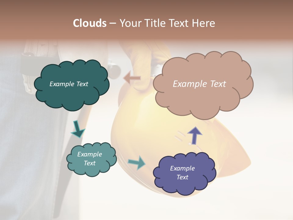 Human Yellow Contractor PowerPoint Template