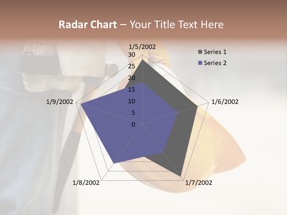 Human Yellow Contractor PowerPoint Template