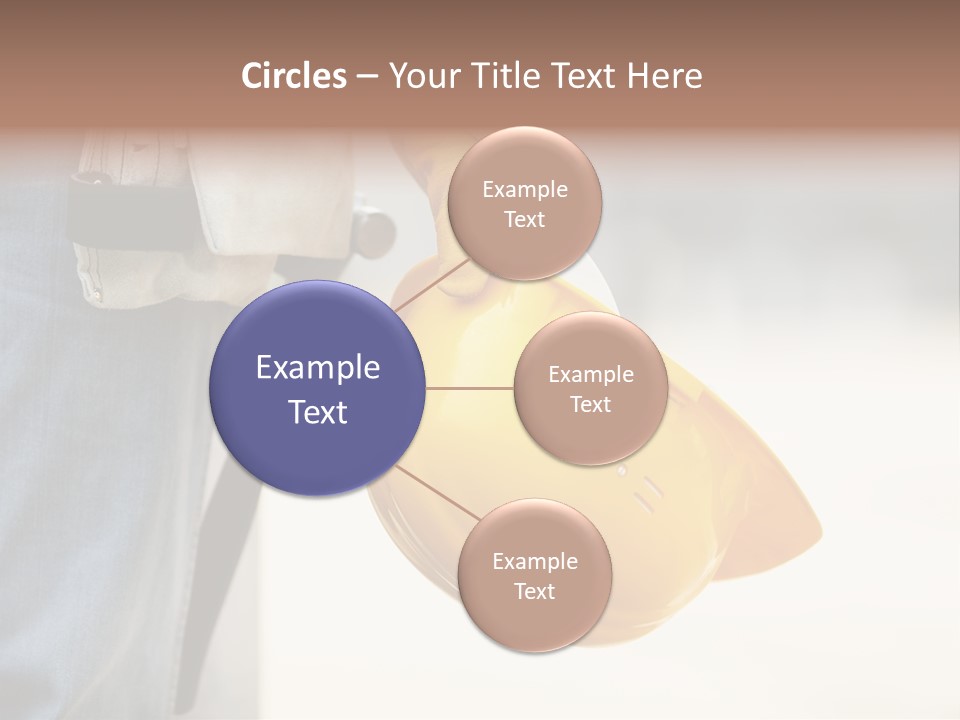 Human Yellow Contractor PowerPoint Template
