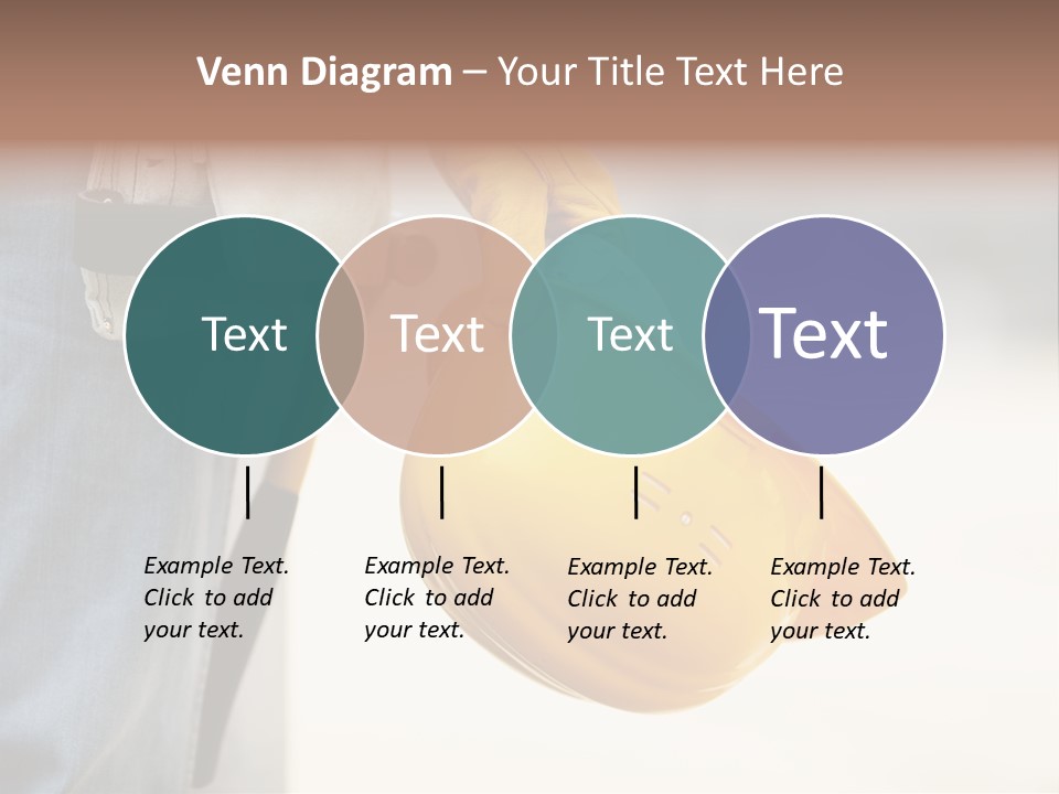 Human Yellow Contractor PowerPoint Template