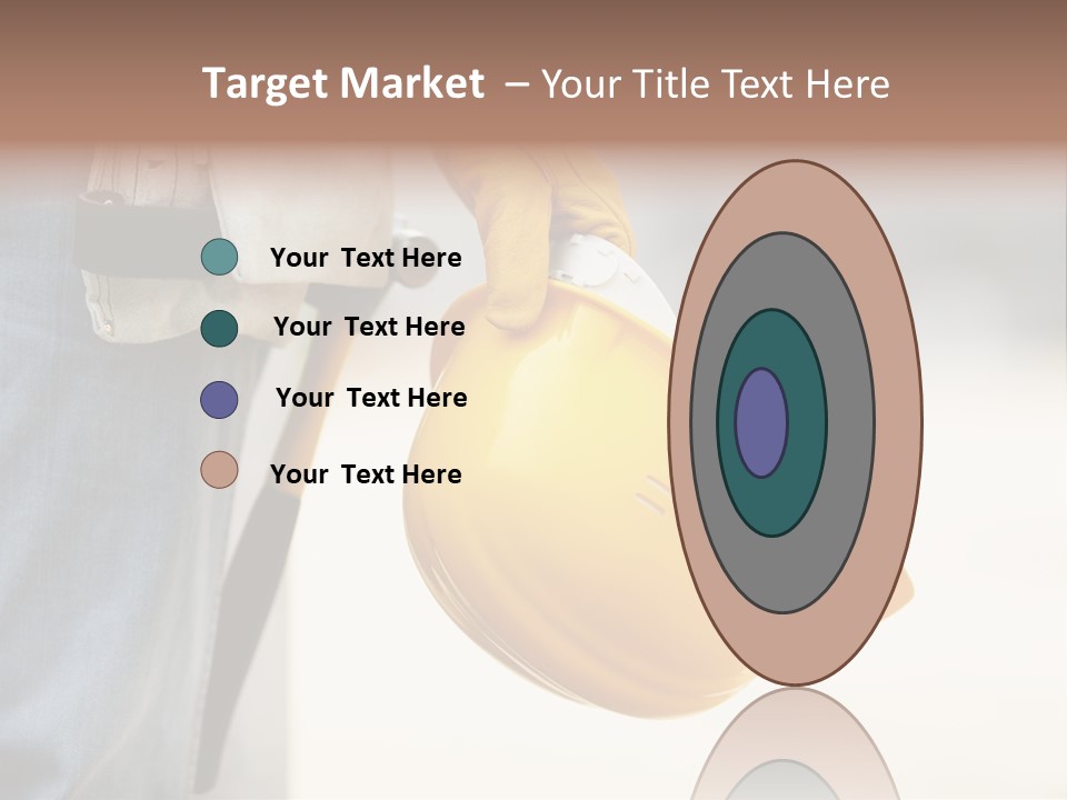 Human Yellow Contractor PowerPoint Template