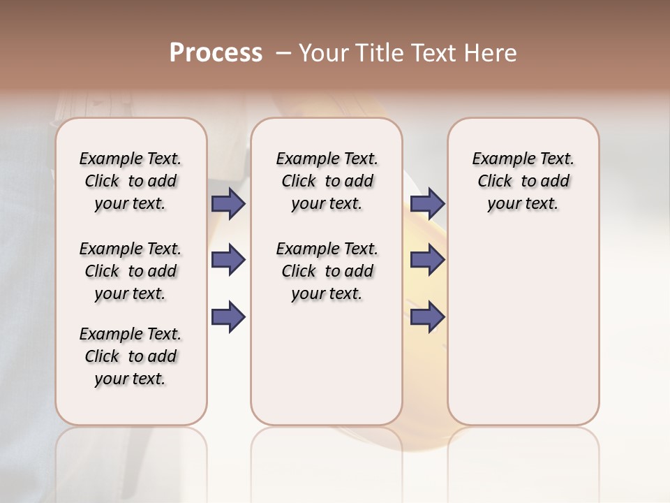 Human Yellow Contractor PowerPoint Template