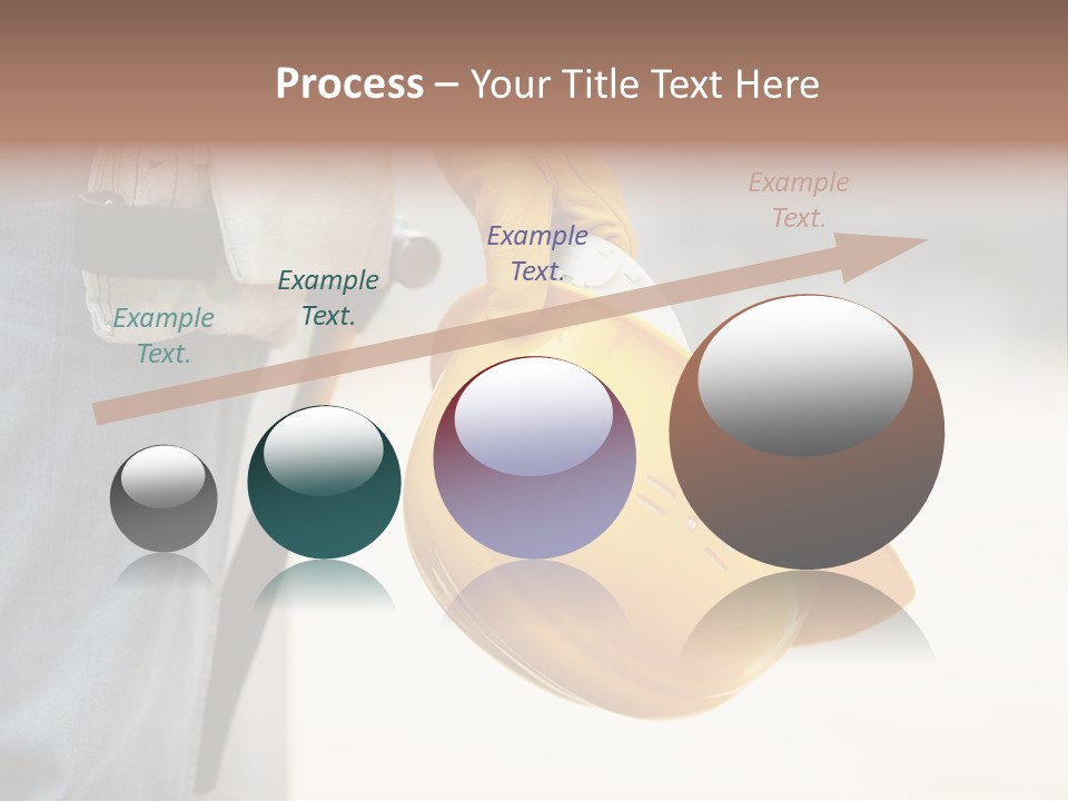 Human Yellow Contractor PowerPoint Template