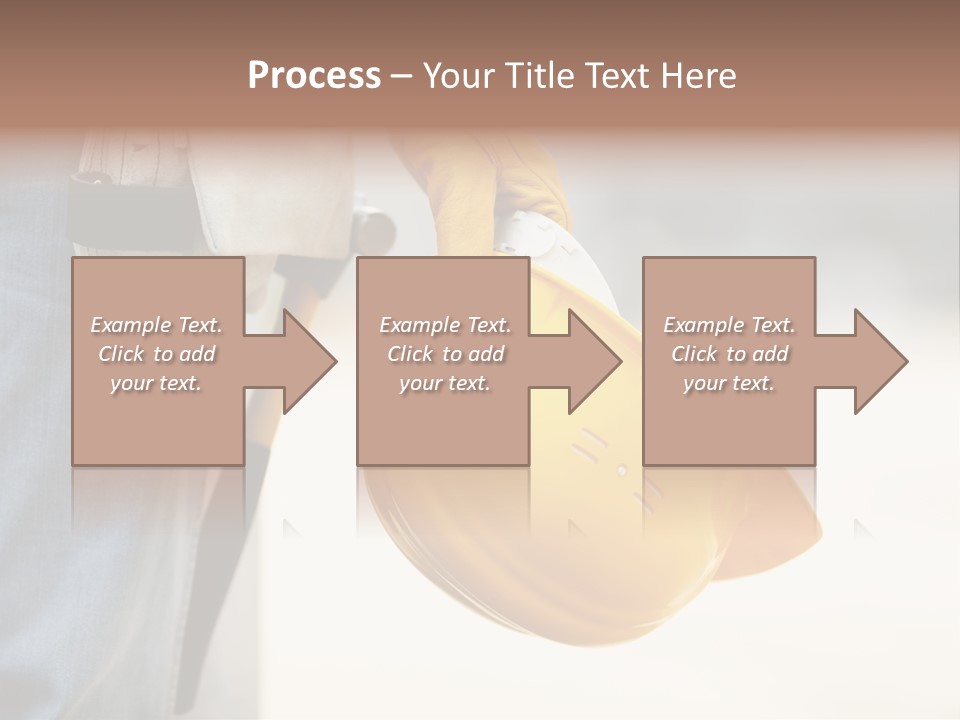 Human Yellow Contractor PowerPoint Template