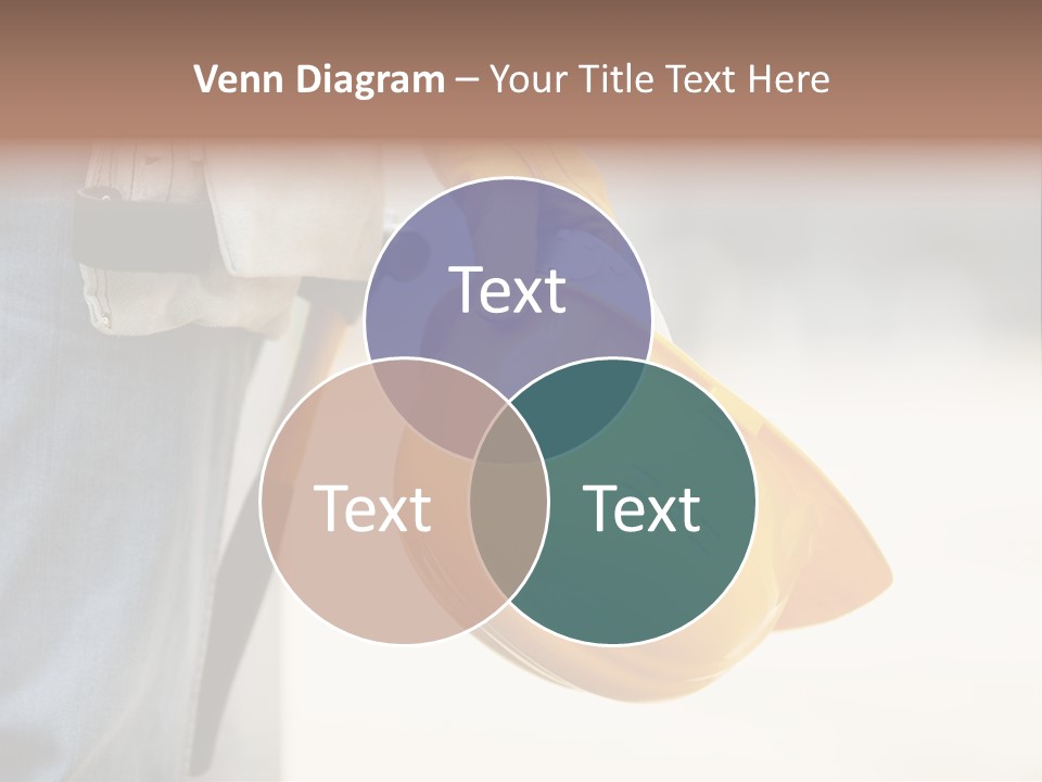 Human Yellow Contractor PowerPoint Template