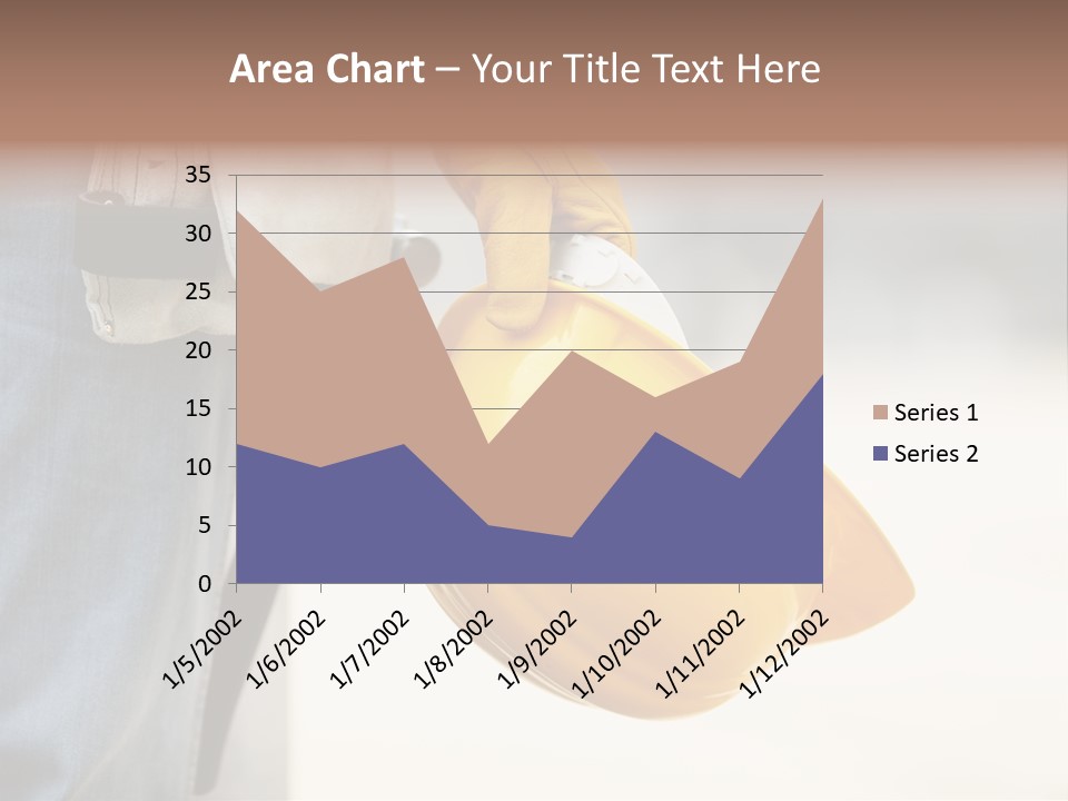 Human Yellow Contractor PowerPoint Template