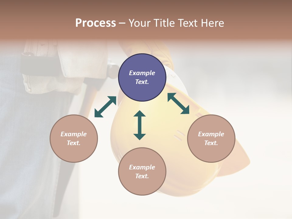 Human Yellow Contractor PowerPoint Template